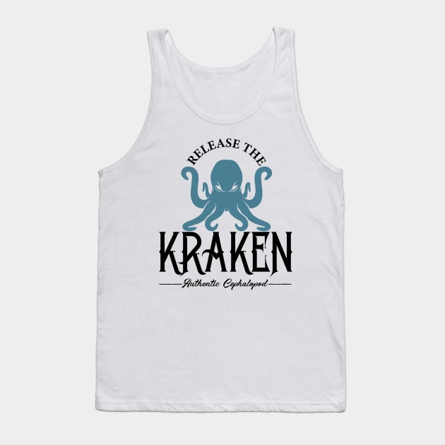 Release the Kraken - Authentic Cephalopod Tank Top by Meta Cortex